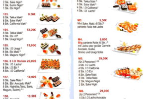 5 günstige asiatische Küche leckere japanische Sushi Bar feine Mittagessen