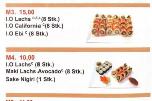 Asia Imbiss Zossen leckere asiatische Essen günstige Mittagessen feine japanische Sushi